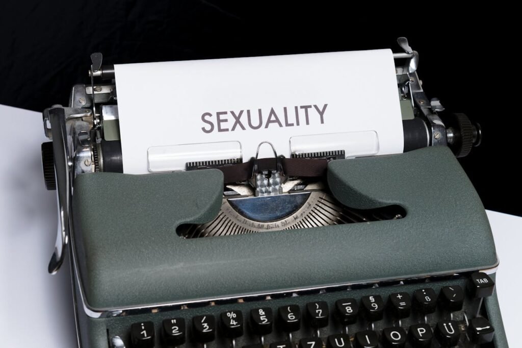 Typewriter with Sexuality Typed